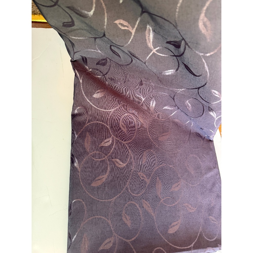 Vintage purple vines fabric‎ elegant 2.7 yards leaves decorative fabrics shimmer